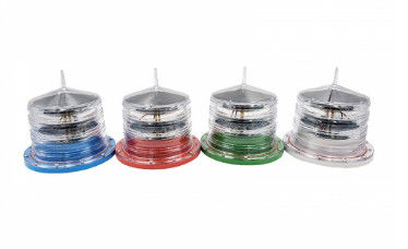 IP68 Flashing Marine Navigation Lights 32.5CD Solar Energy