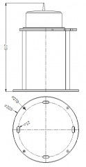 Portable Type A 16.5V 20km 20W Solar Obstruction Warning Light