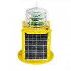 RS232 12v Rechargeable Solar Barge Warning Light 300LUX