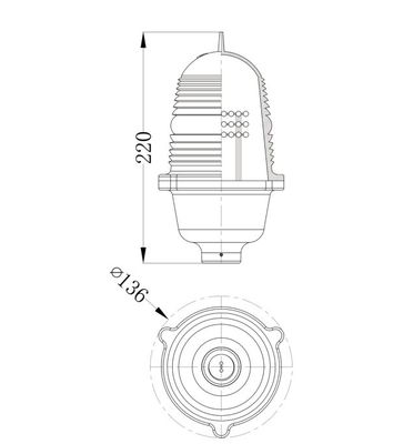 Faa L810  Low Intensity 3W 5000m Aircraft Obstacle Lights