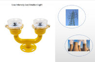 Low Intensity 100Lux LED Aviation Obstruction Light 220v Double Light