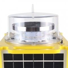 Portable Type A 16.5V 20km 20W Solar Obstruction Warning Light