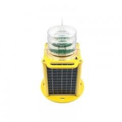 RS232 12v Rechargeable Solar Barge Warning Light 300LUX