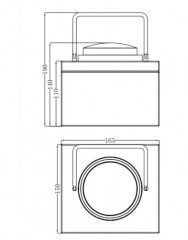 DC3.2V Removable Recharging LED Perimeter Light