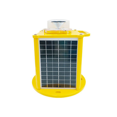 12V 5km Red Solar Powered Obstruction Warning Lighting Wholesale