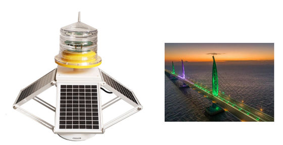 Solar Panel Buoy 8W 4pcs Solar Marine Lantern Corrosion Proof Frame