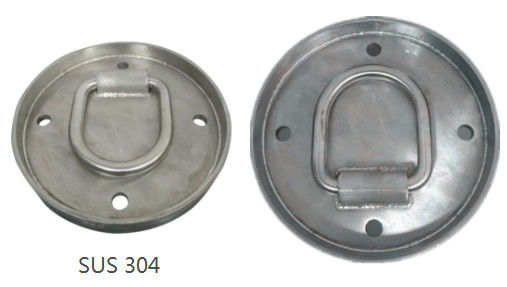 Circle D Ring Heliport SS304 Tie Down Anchor For Helicopter Landing